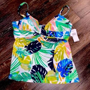 NWT Raisins Curve Tankini Top